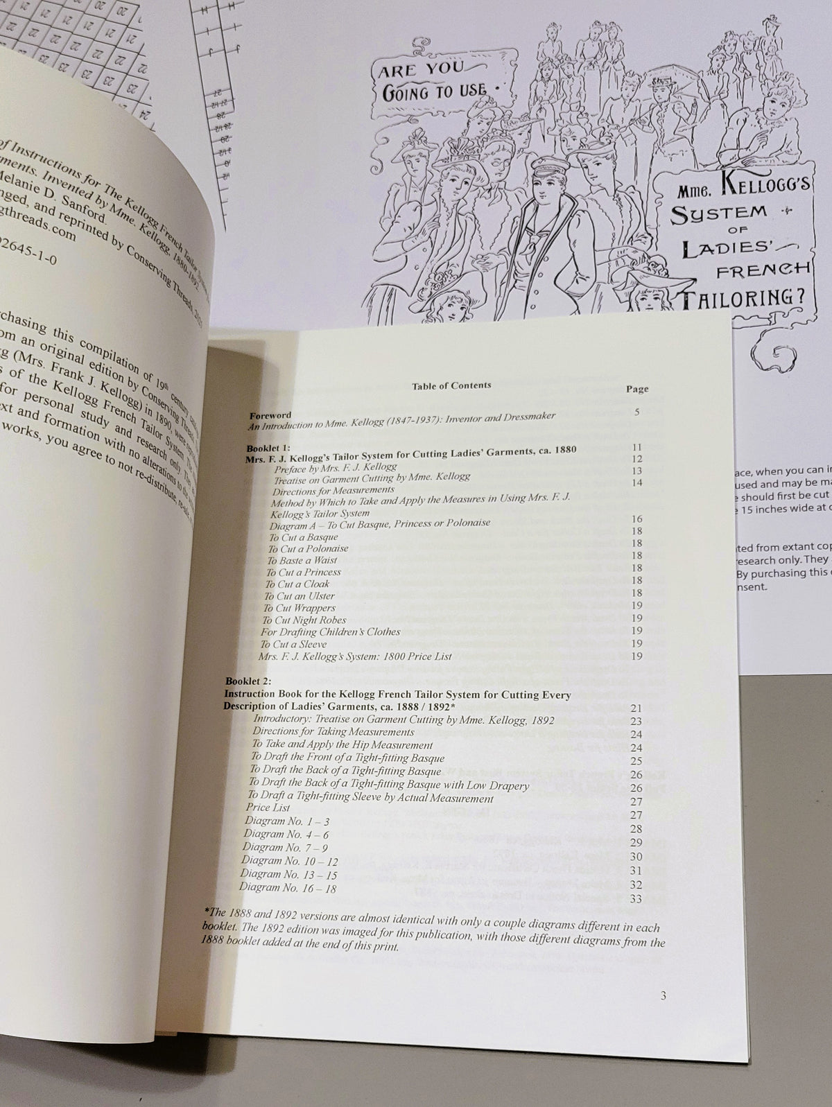 Collection Instructions Kellogg French Tailor System Cutting Garments