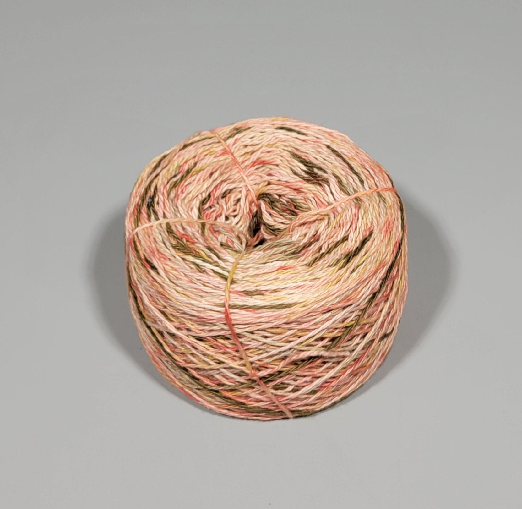 Cotton & Linen Yarn. 370 Yards. Fingering Weight.