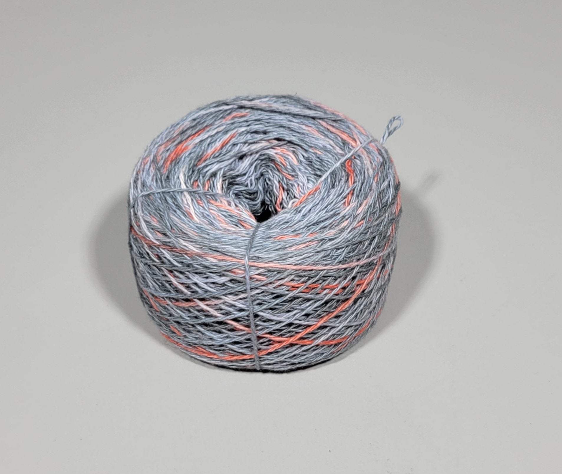 Cotton & Linen Yarn. 370 Yards. Fingering Weight.