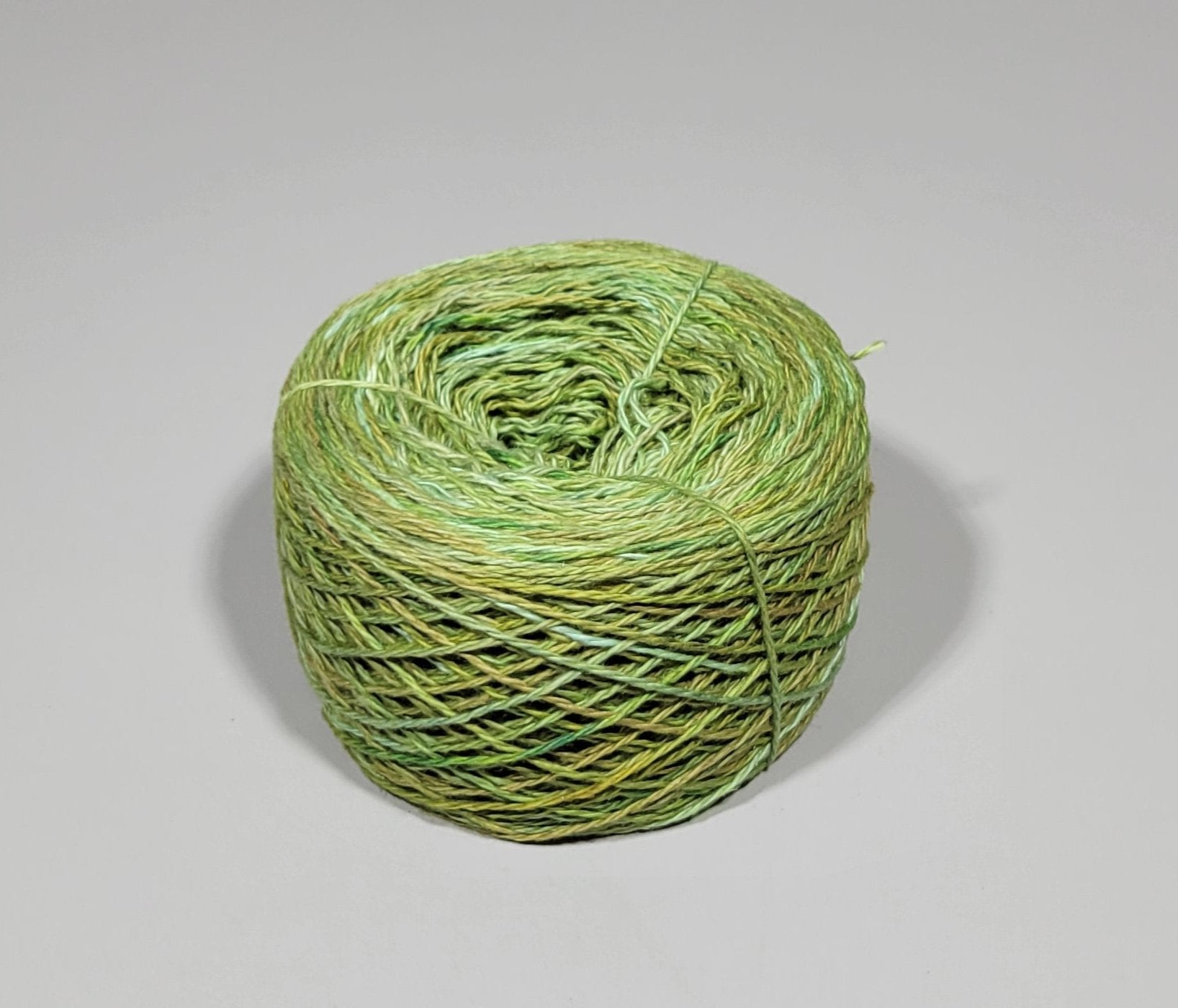 Cotton & Linen Yarn. 370 Yards. Fingering Weight.