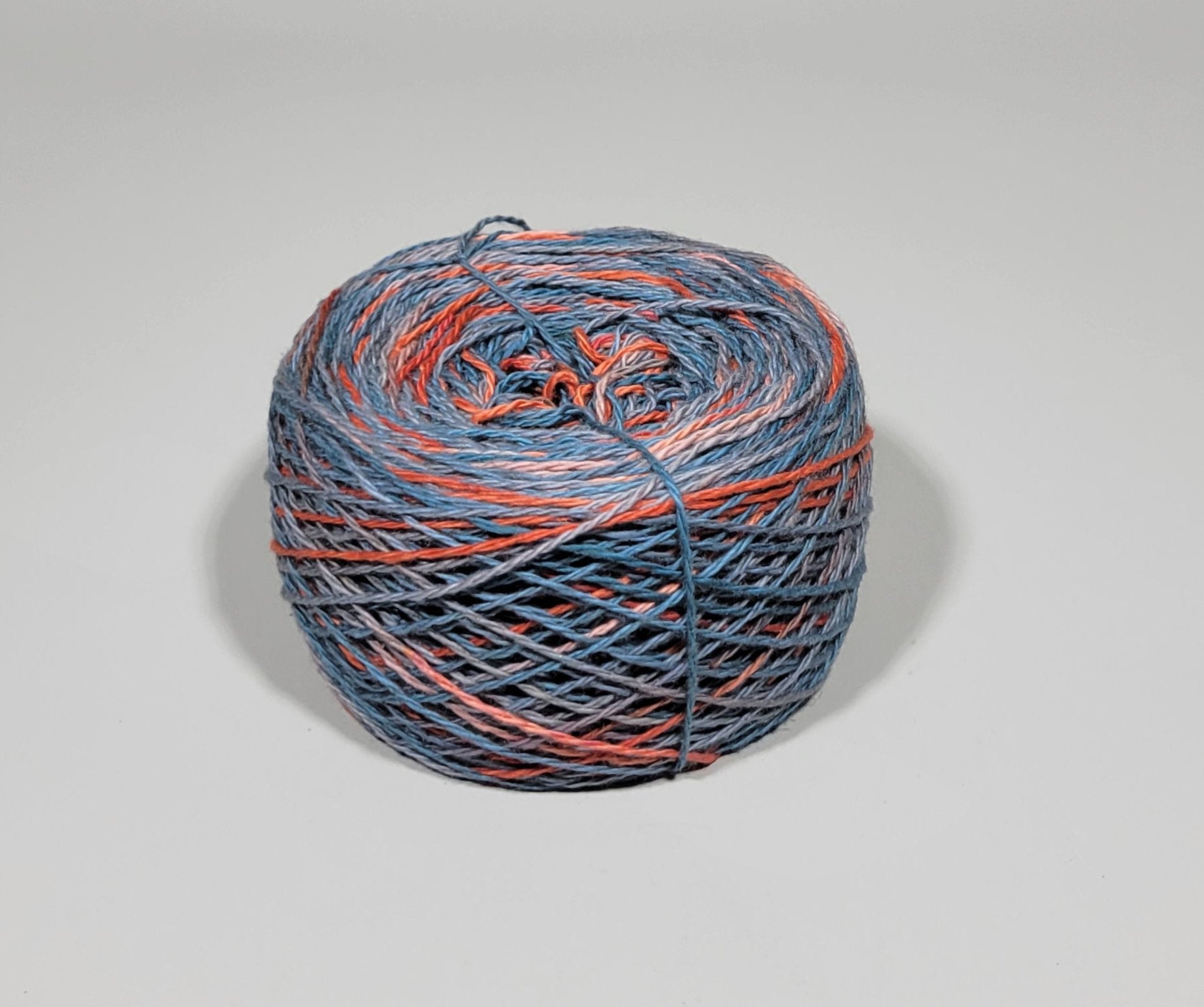 Cotton & Linen Yarn. 370 Yards. Fingering Weight.