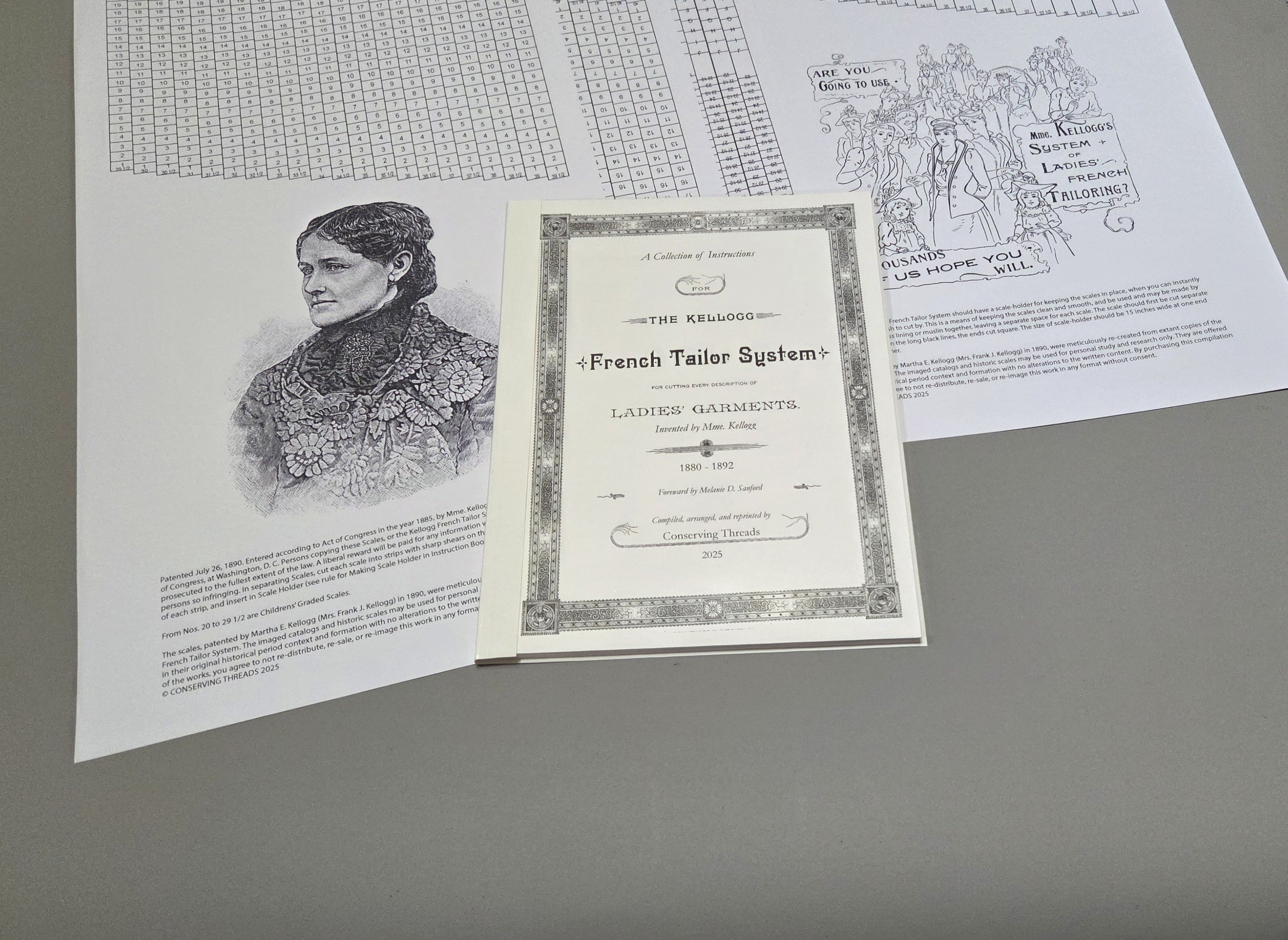 Collection Instructions Kellogg French Tailor System Cutting Garments, Reprint