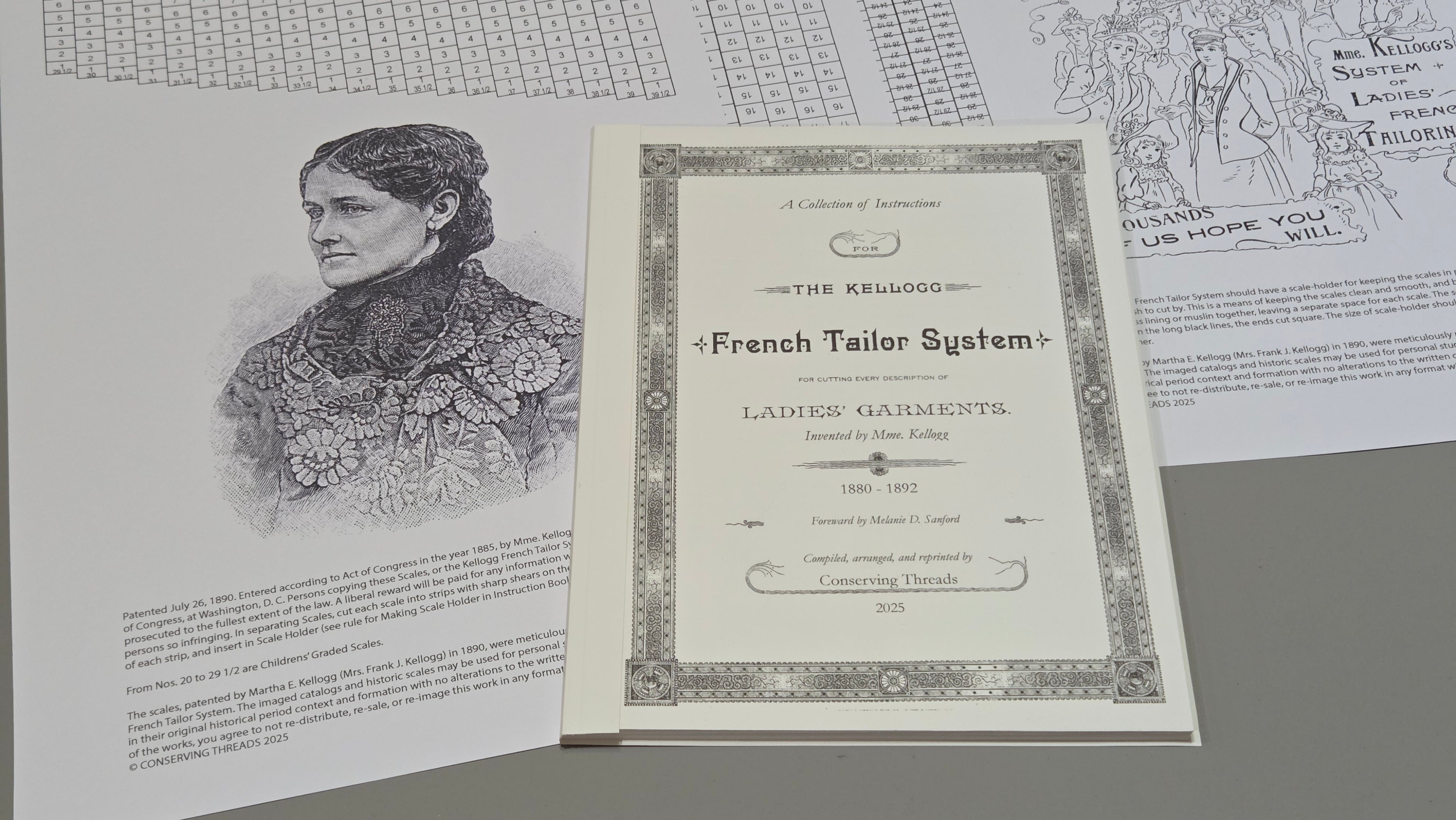 Collection Instructions Kellogg French Tailor System Cutting Garments, Reprint