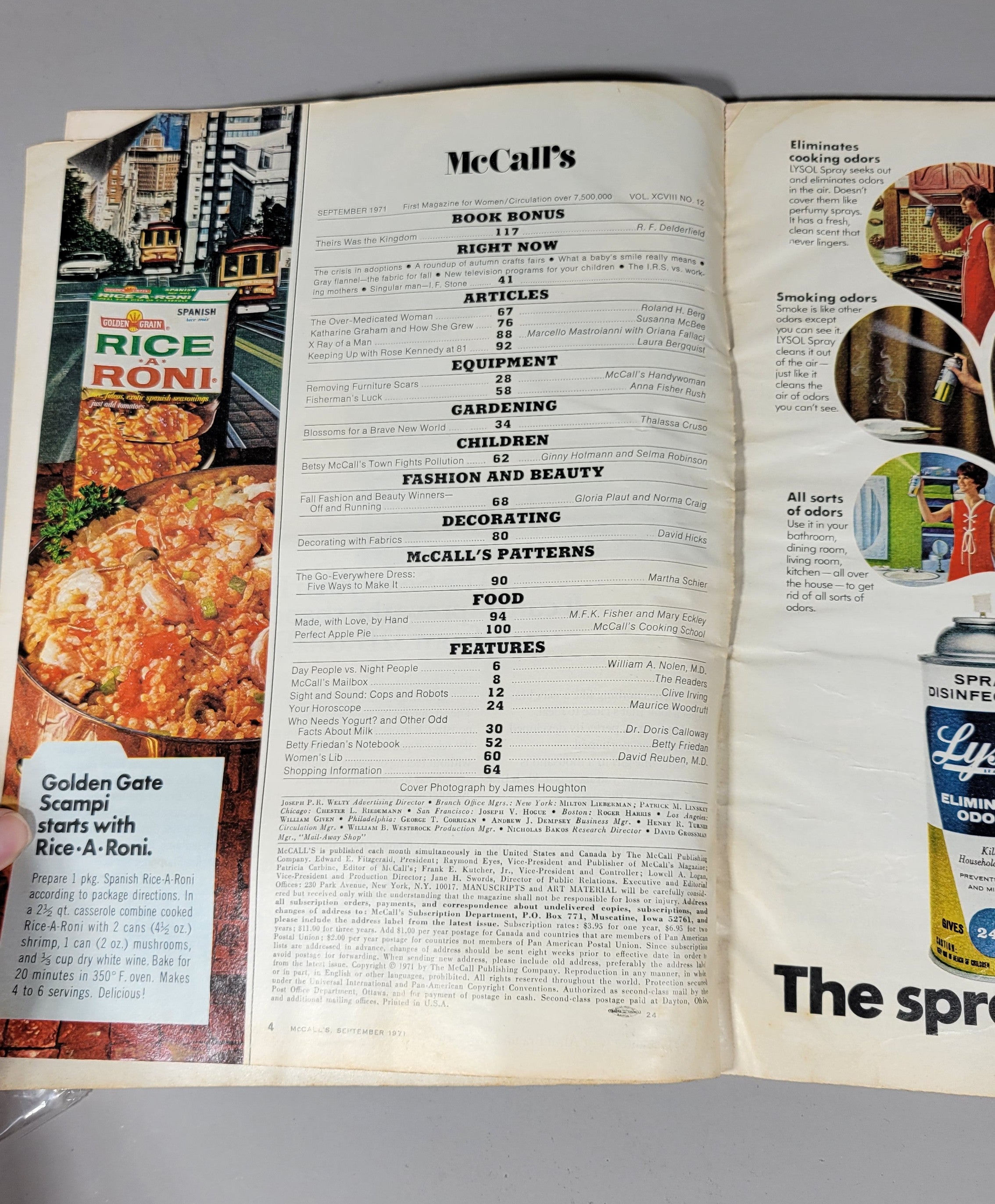McCall's Magazine, September 1971