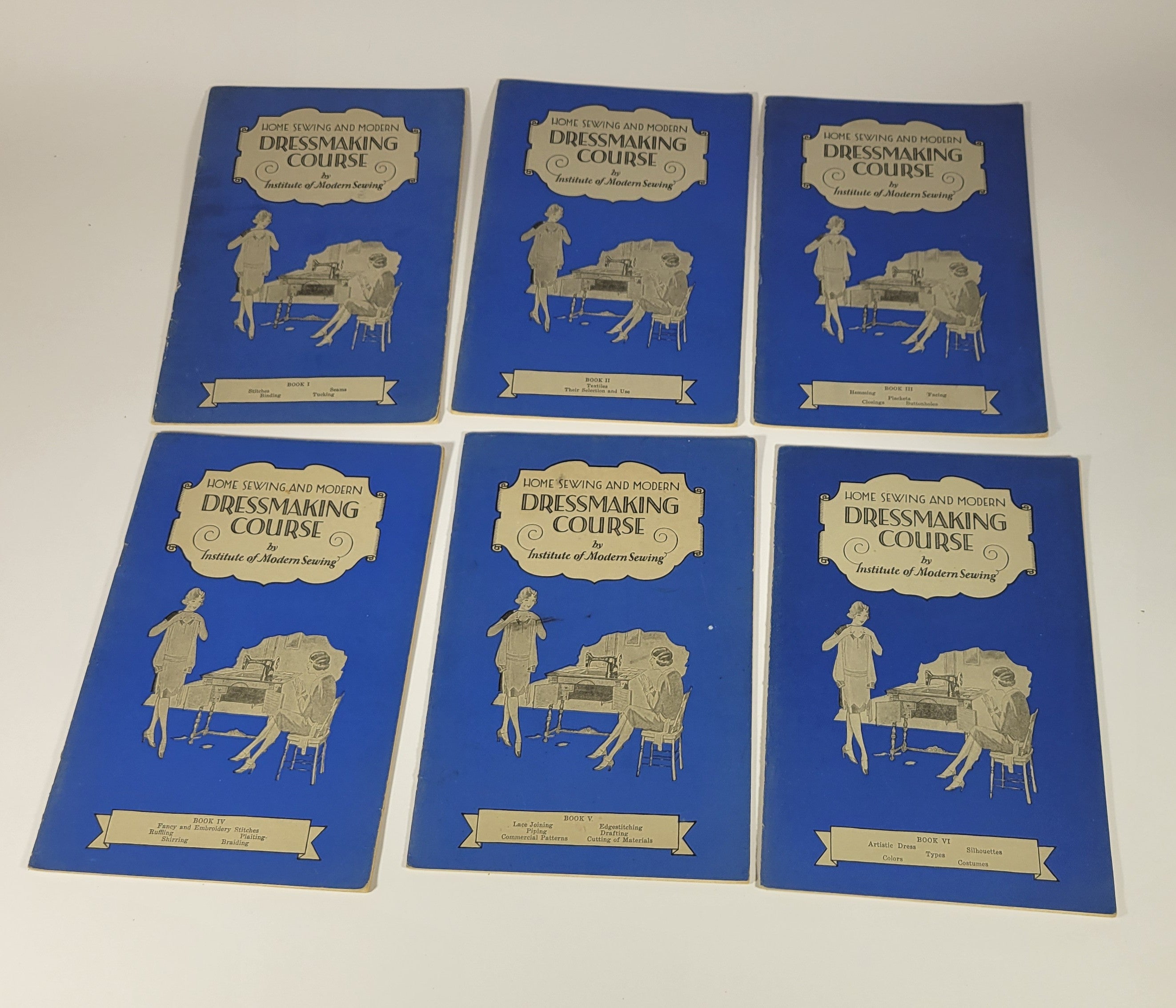 Dressmaking Course: Home Sewing and Modern Course by the Institute of Modern Sewing, ca 1920s