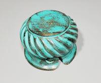 Yarn Bowls Green Hand Carved from Reclaimed Mango Wood