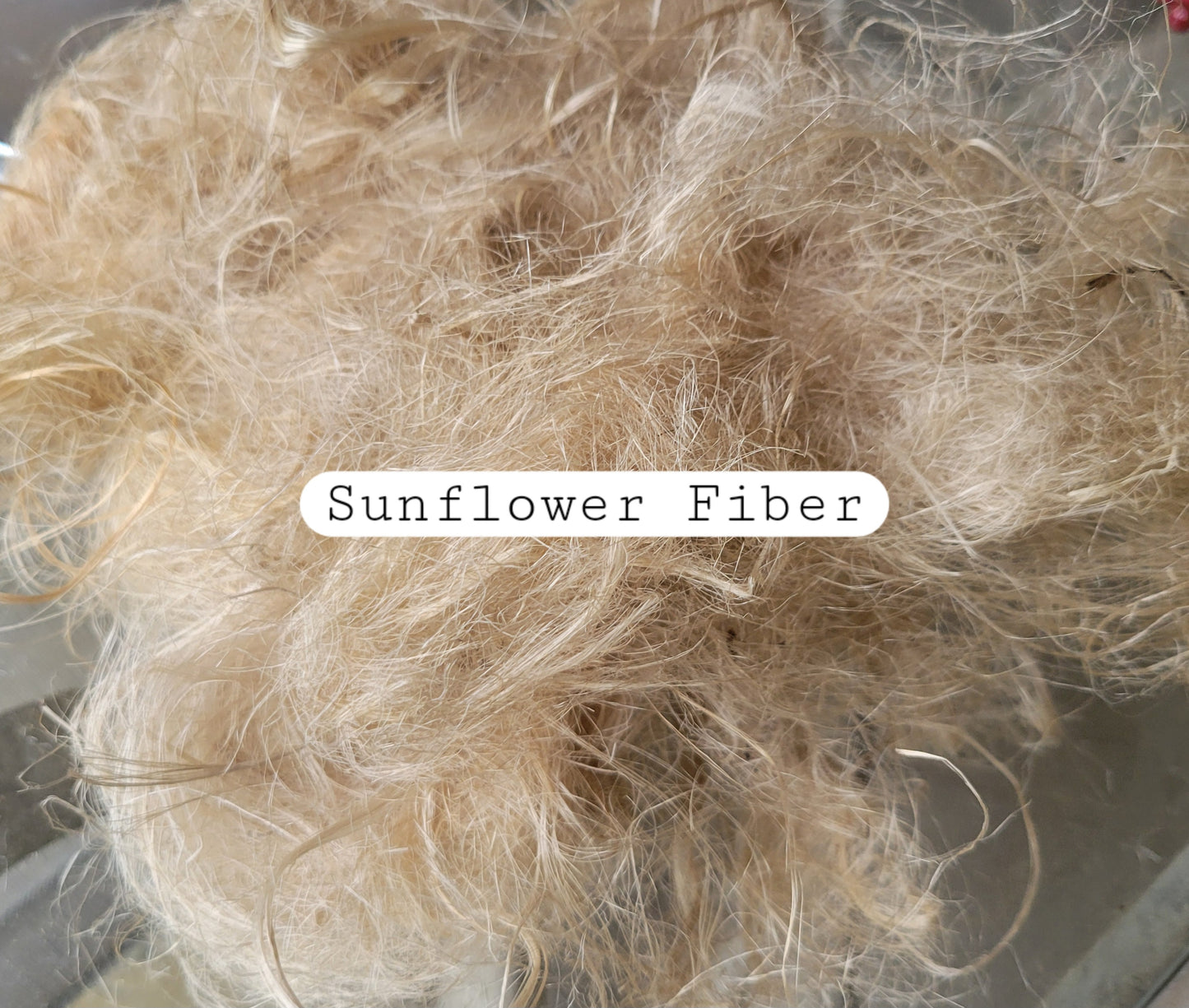 Sunflower Stalk Fiber. Un-Combed. Raw Unfinished Bundles