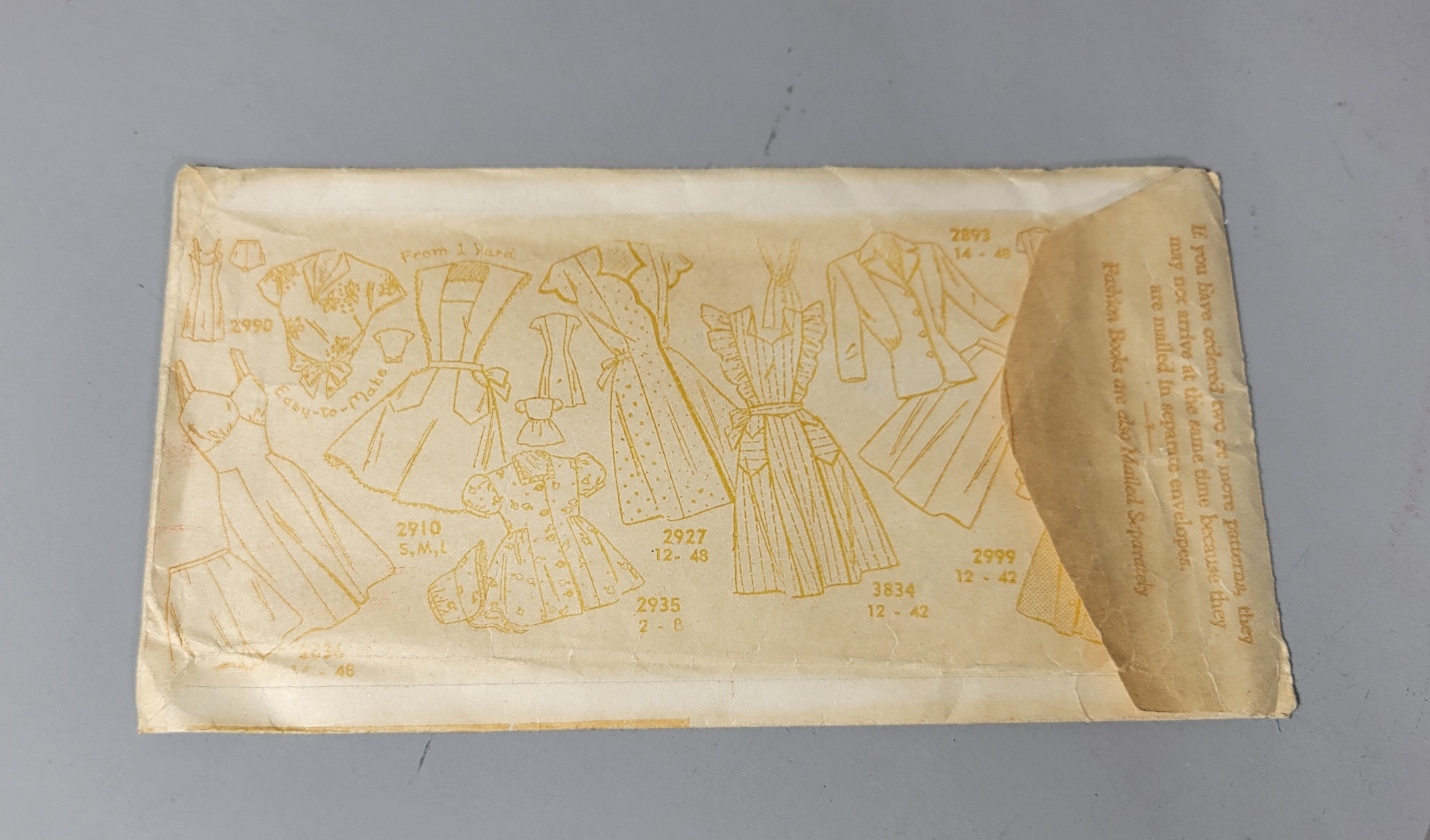 Madeline Pattern from The Kansas City, Star, Kansas City, Mo. 2612.