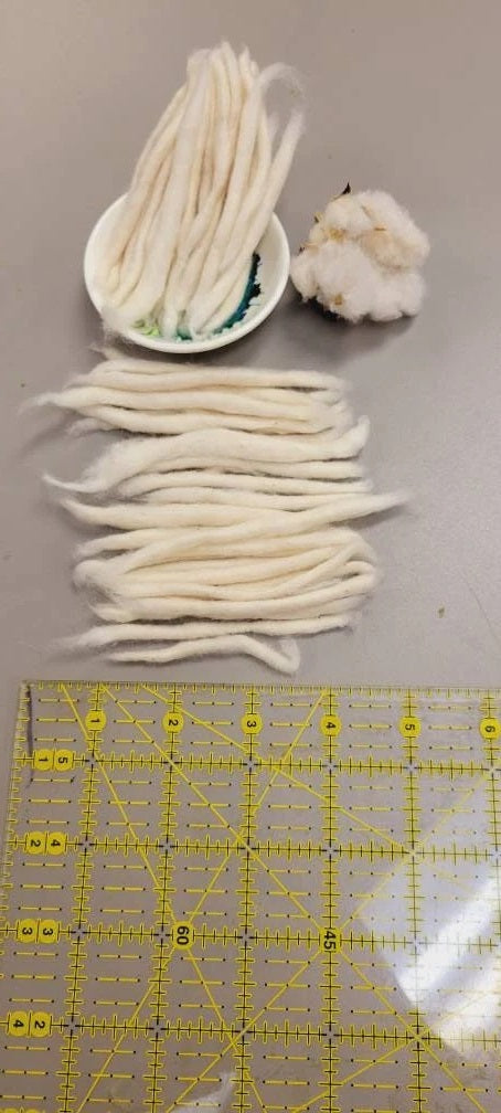 Cotton Poonies - Hand-Rolled Fiber