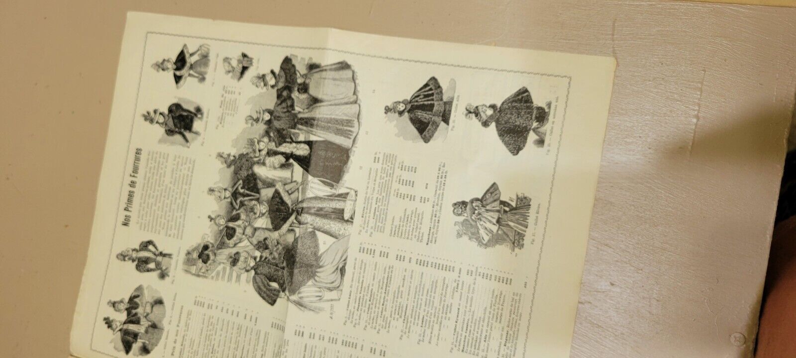 Rare 1896 Le Moniteur de la Mode December French Fashion Included Caplet Pattern