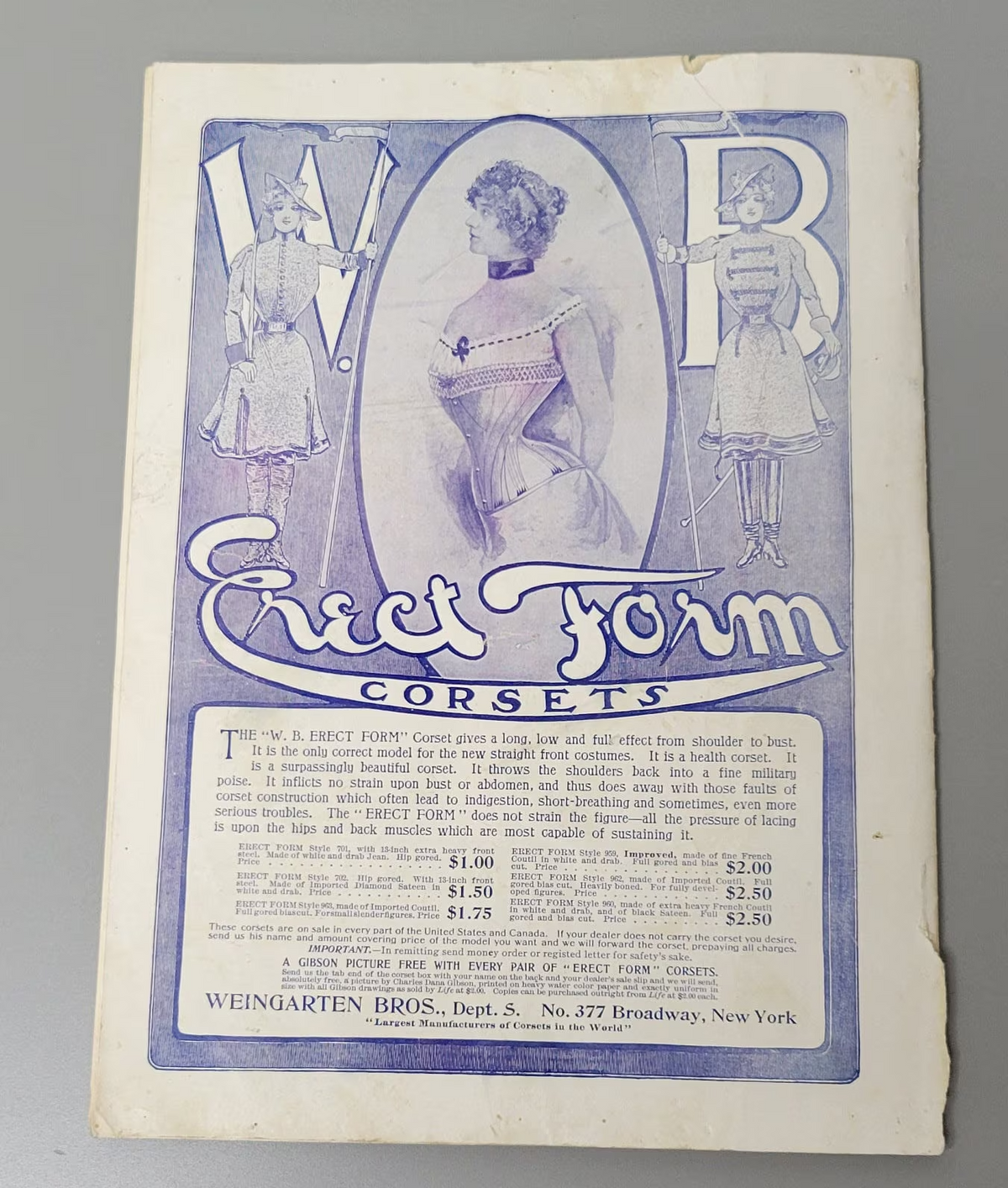 1901 Glass of Fashion September, Original Pattern Catalog, Butterick Publishing