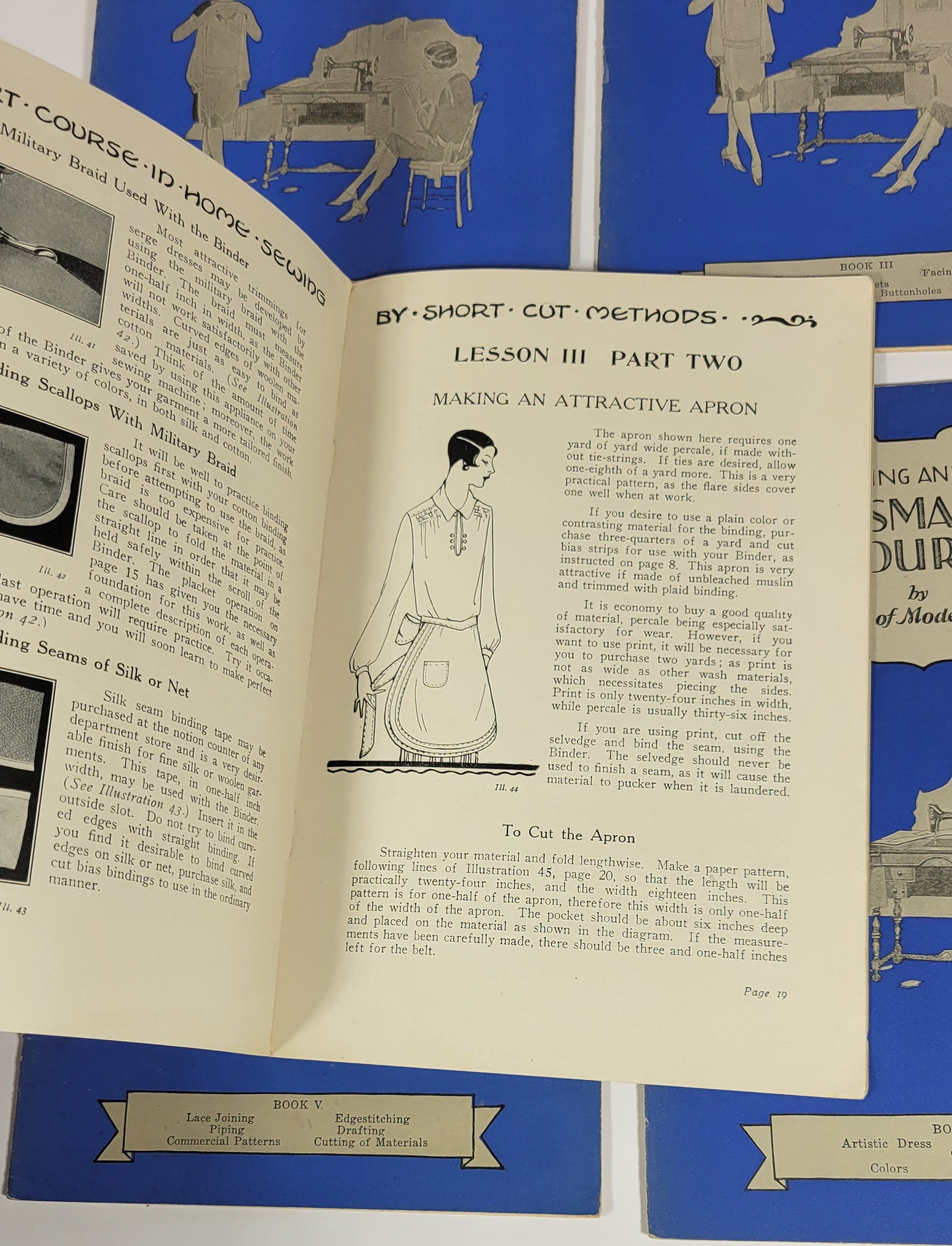 Dressmaking Course: Home Sewing and Modern Course by the Institute of Modern Sewing, ca 1920s
