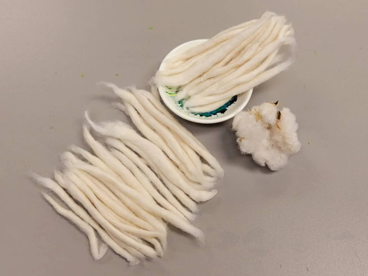 Cotton Poonies - Hand-Rolled Fiber