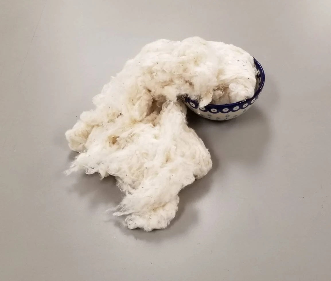 Cotton Fiber Ginned USA (Texas) Certified Organic (Not Combed)