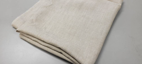 Hemp Fabric. 2 yards. Plain Weave. Natural Color. 60" width
