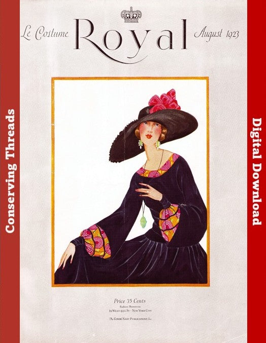Le Costume Royal, 1923 August, Pattern Catalog E-book INSTANT DOWNLOAD.📥