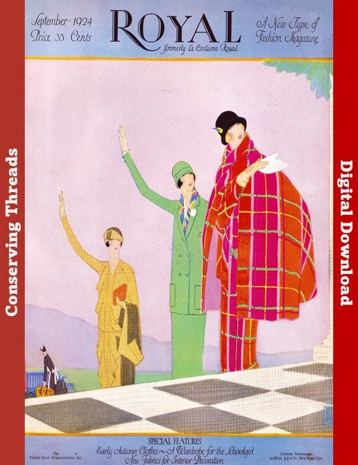 Royal Formerly Le Costume Royal, 1924 September, Pattern Catalog E-book DOWNLOAD.📥