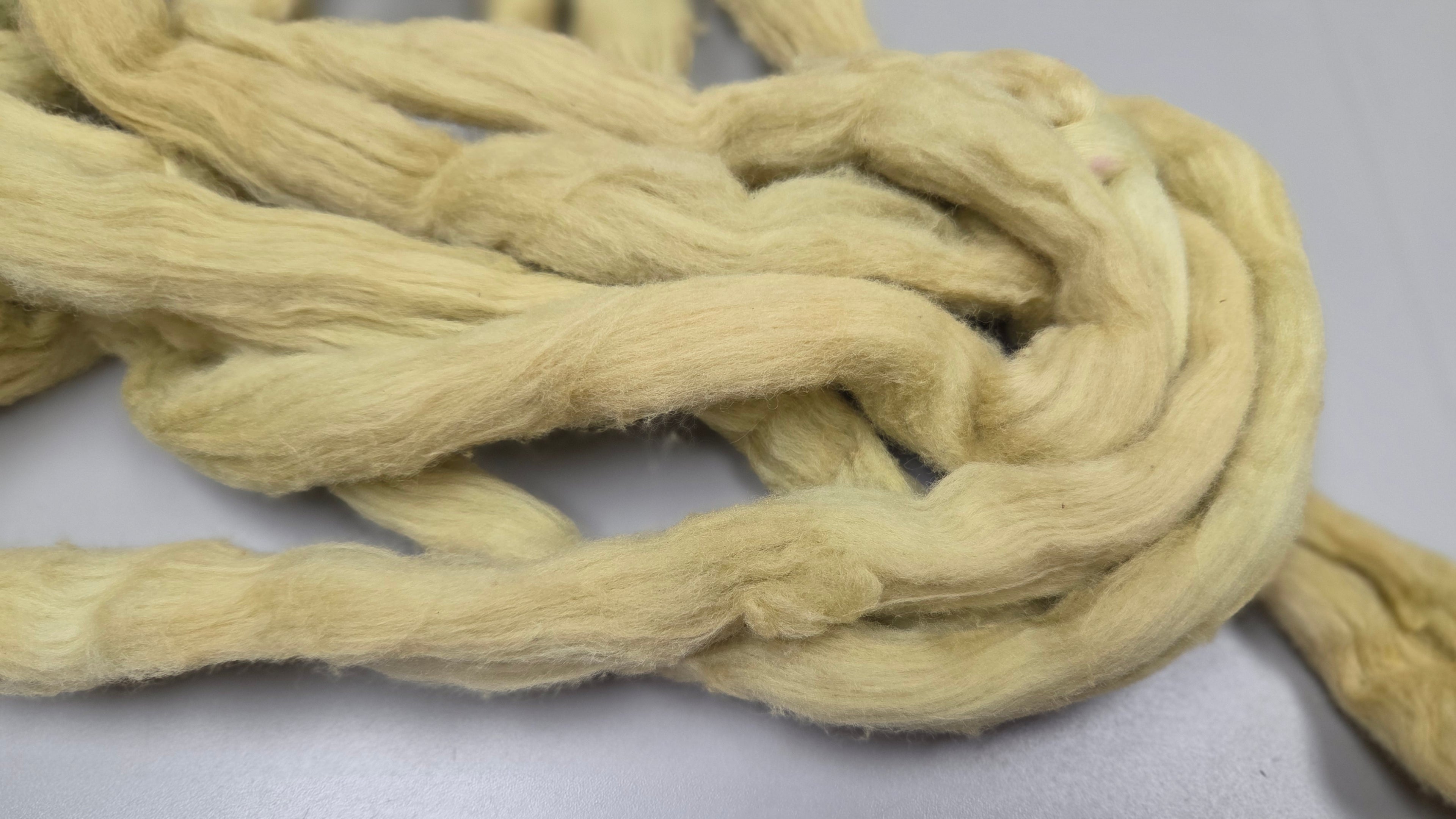 Cotton, 1/2 oz (0.5 ounce) Dyed Conventional Cotton Sliver, Small Batch Studio Dyed (Bronze L)