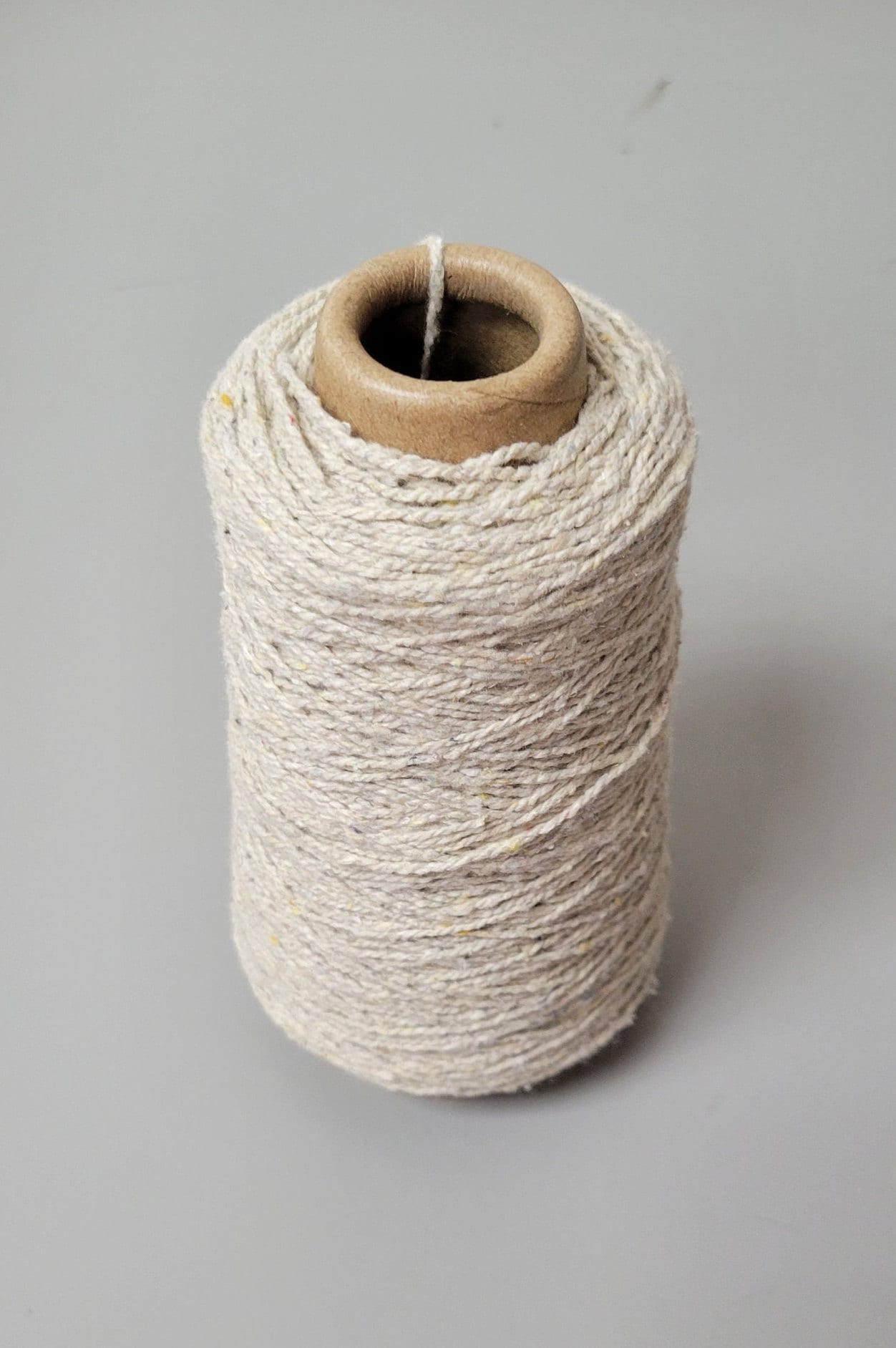 Corn Yarn, 250 Yards. Natural. Fingering Weight. Great for Kitting, Crochet, Weaving, Craft, Fiber Arts, Slow Stitching.