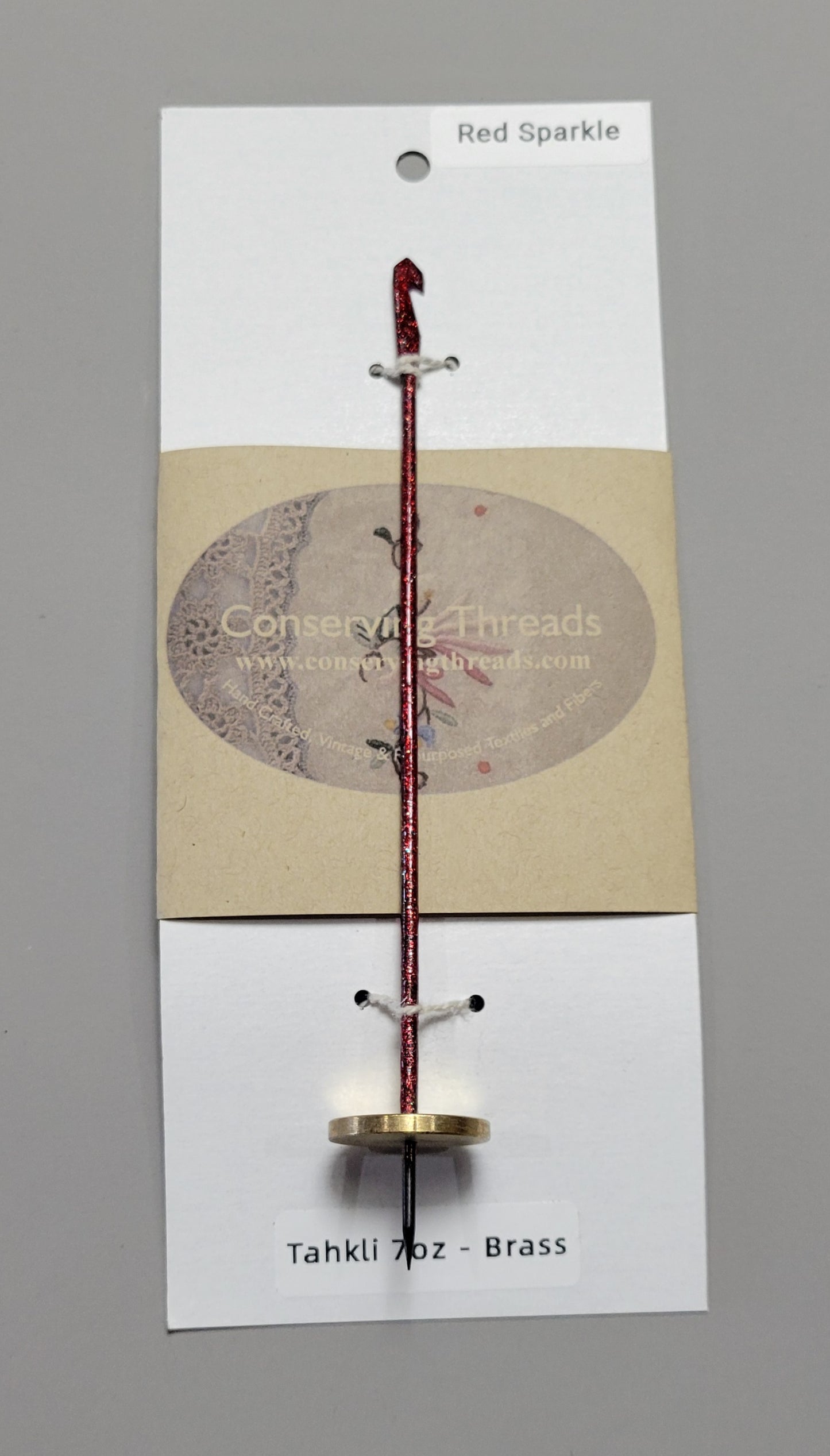 Tahkli Spindle. 0.7 oz. Great for spinning Cotton, Hemp, Flax, ect.
