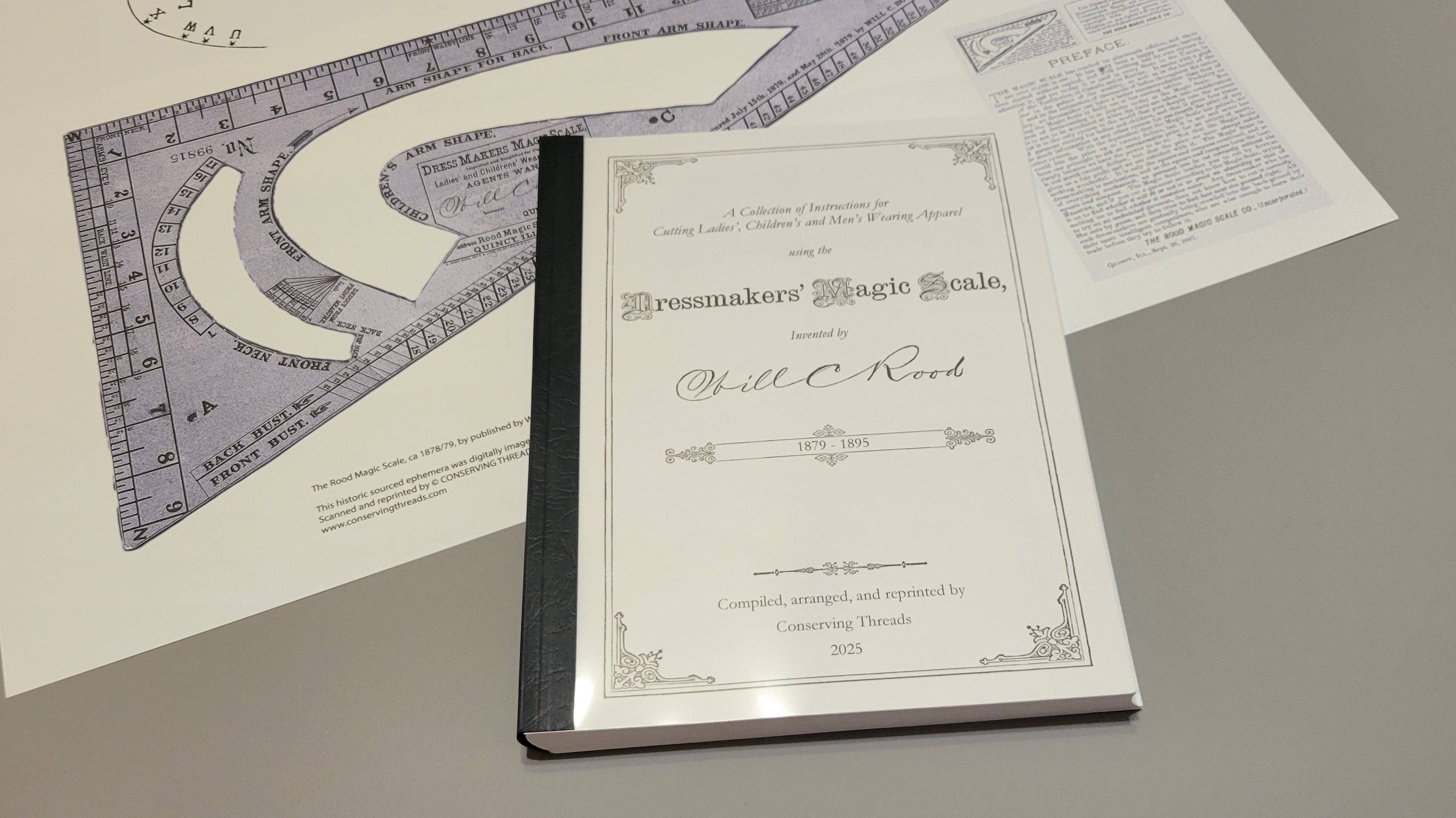 Collection of Instructions for Using Dressmakers' Magic Scale Rood Reprint Ruler