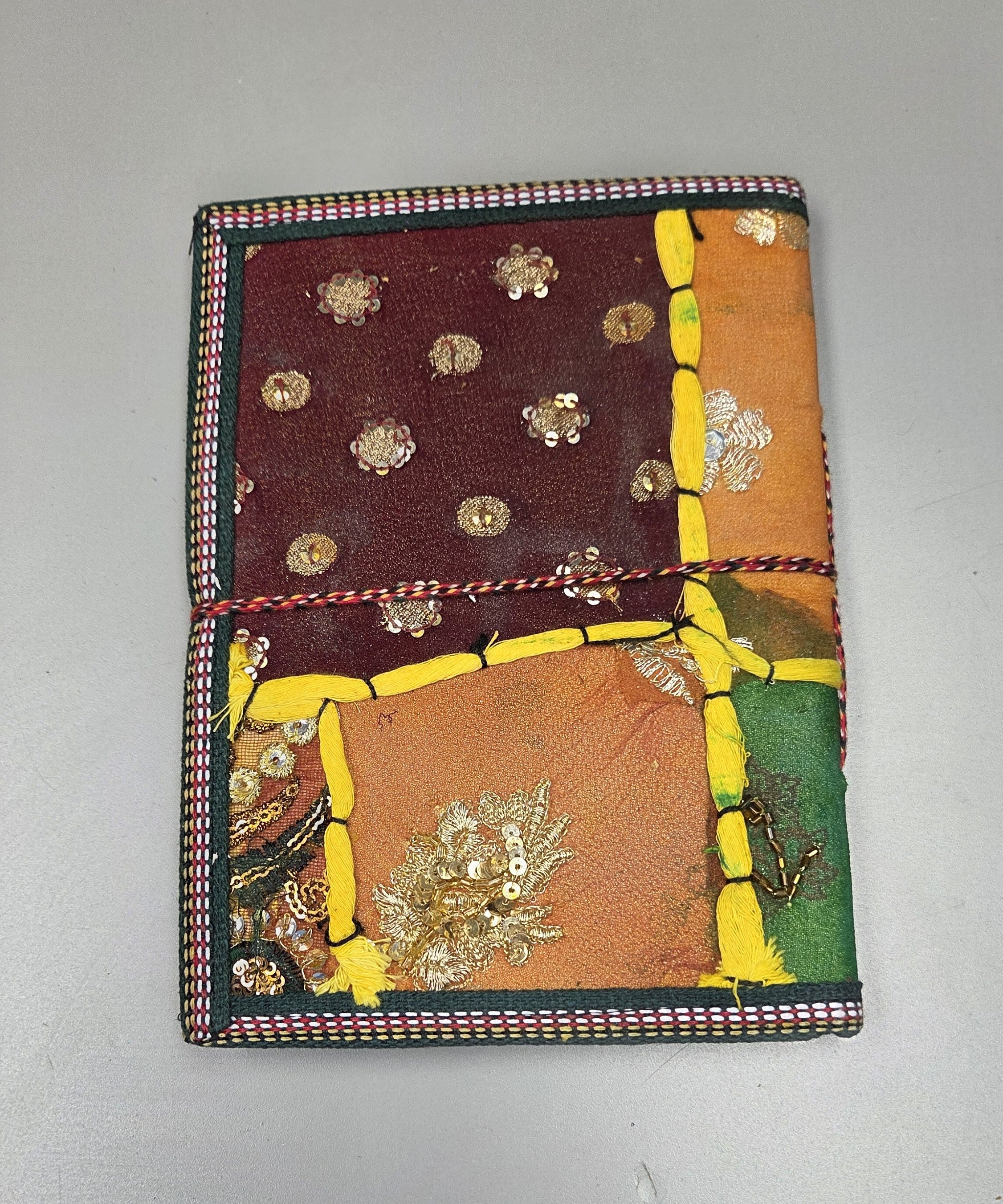 Art Journal Handmade Reclaimed Silk Saree (J71)