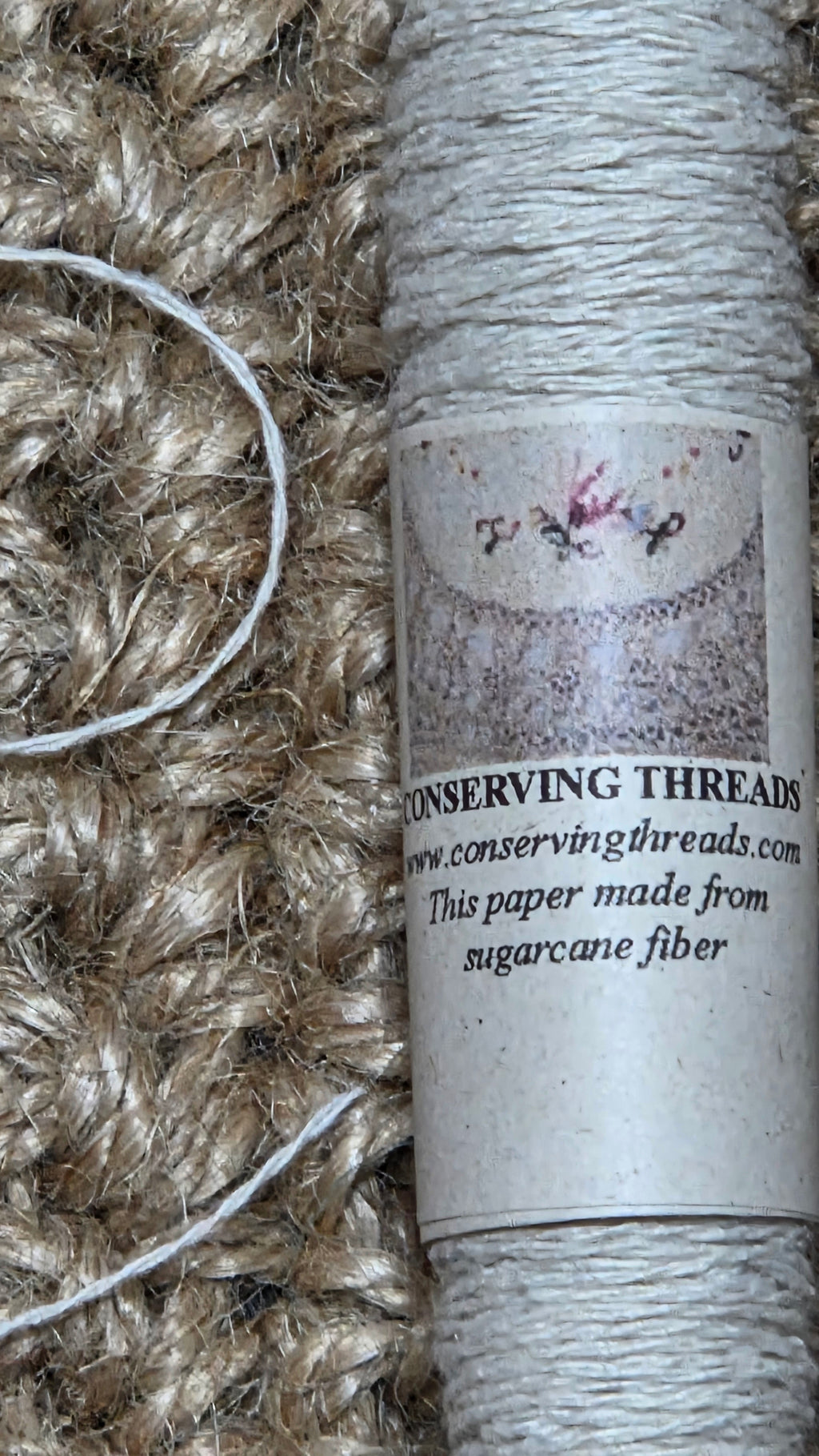 Sewing Thread from the Fireweed Plant, Natural Plant Fiber. 2 Ply