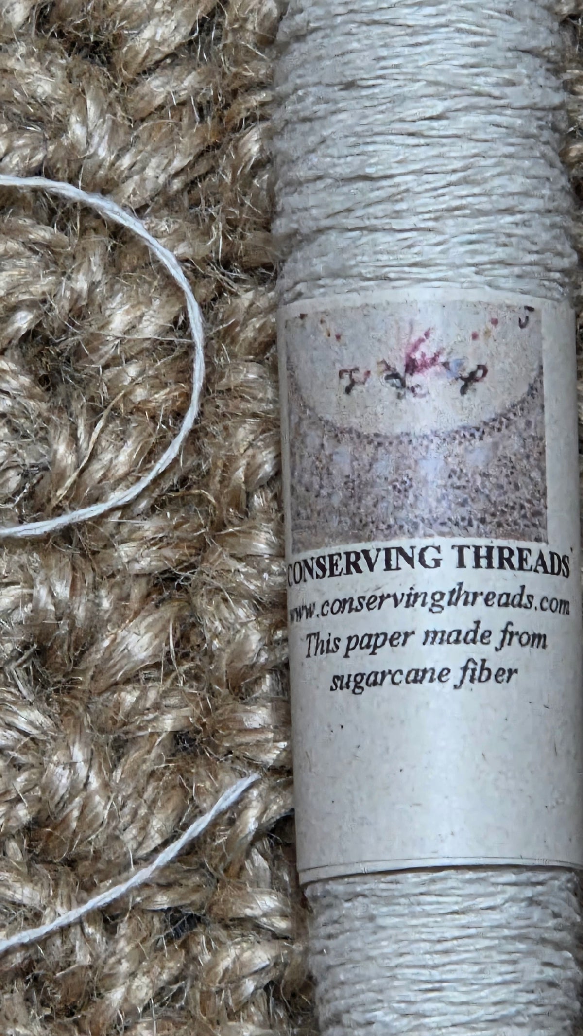 Sewing Thread from the Fireweed Plant, Natural Plant Fiber. 2 Ply