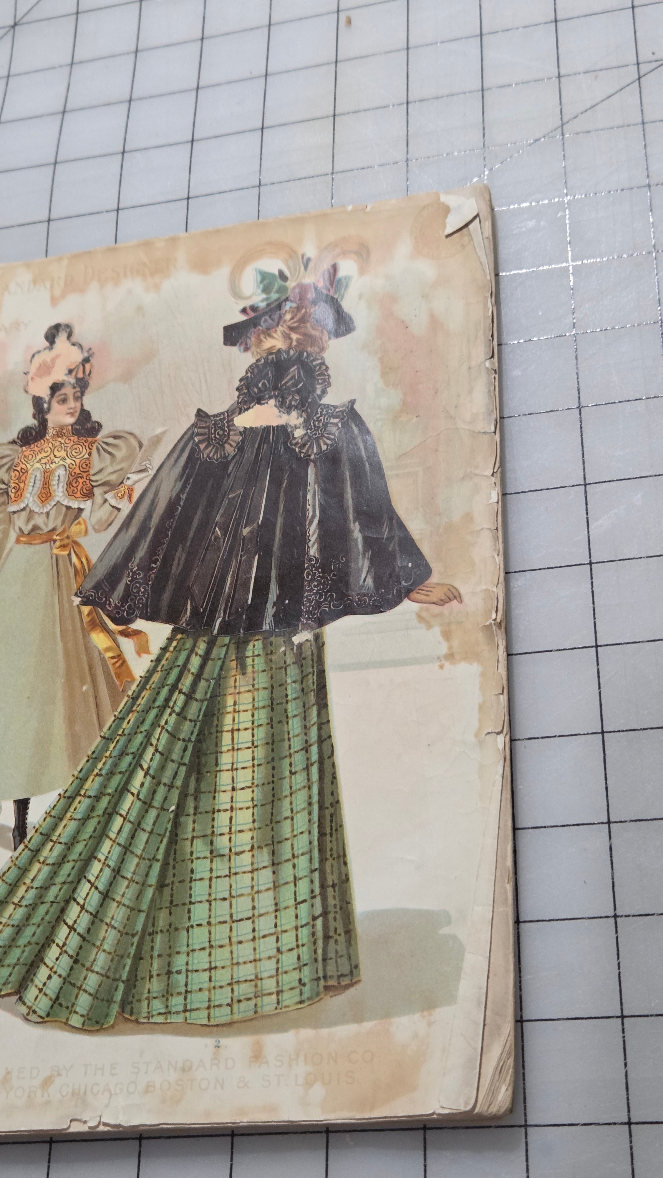 Standard Designer Feb 1897 Fashion Company NY Dress Ladies Booklet Catalog