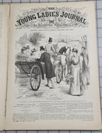 Young Ladies Journal 1894 Nov Antique Catalog Illustrated Fashion Victorian