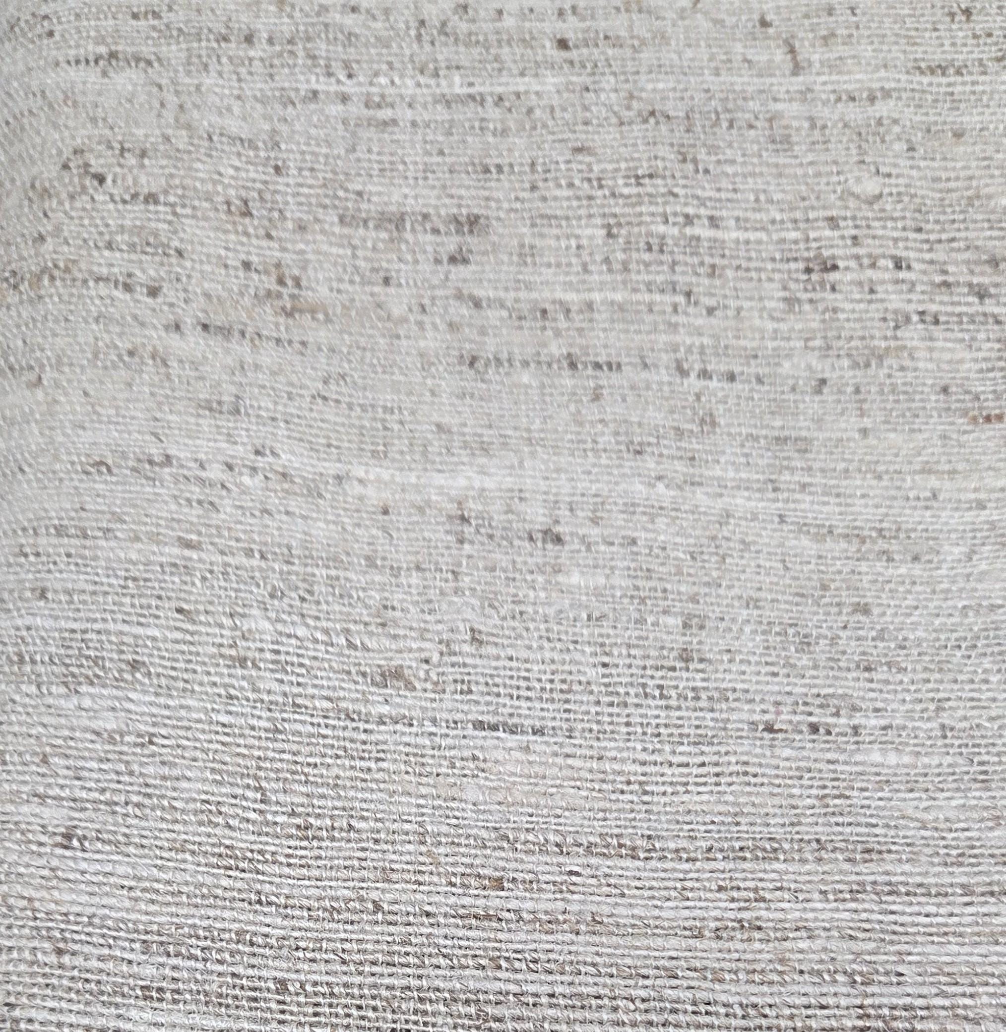 Hemp + Nettle Hand Loom Woven Fabric. By the 1/2 Yard. 100% Plant Fiber. 44" Wide