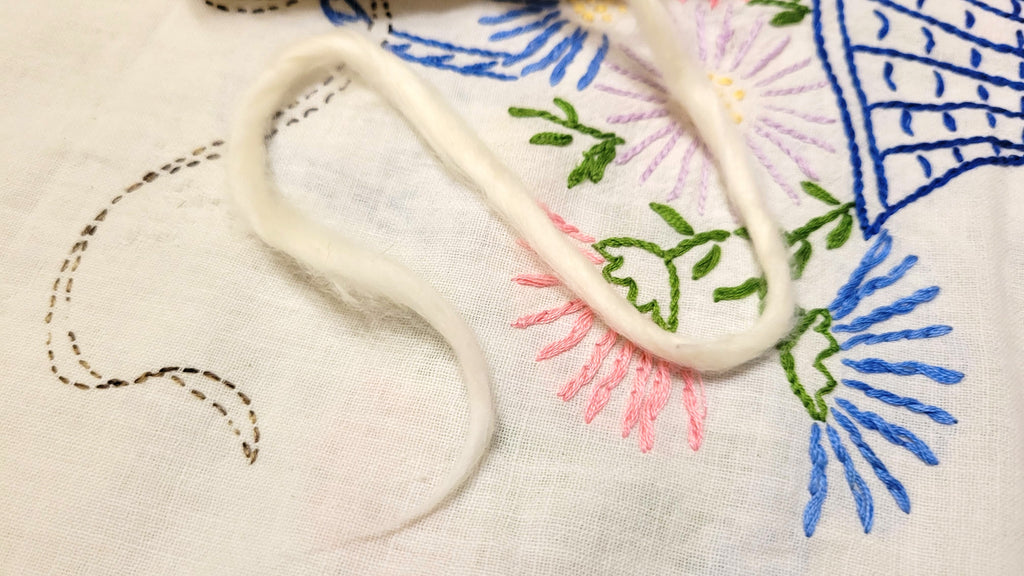 Pre Drafted Cotton Sliver, USA Organic (Texas), Upland Variety (Pin Draft 0.5 Ounce) on Bobbin
