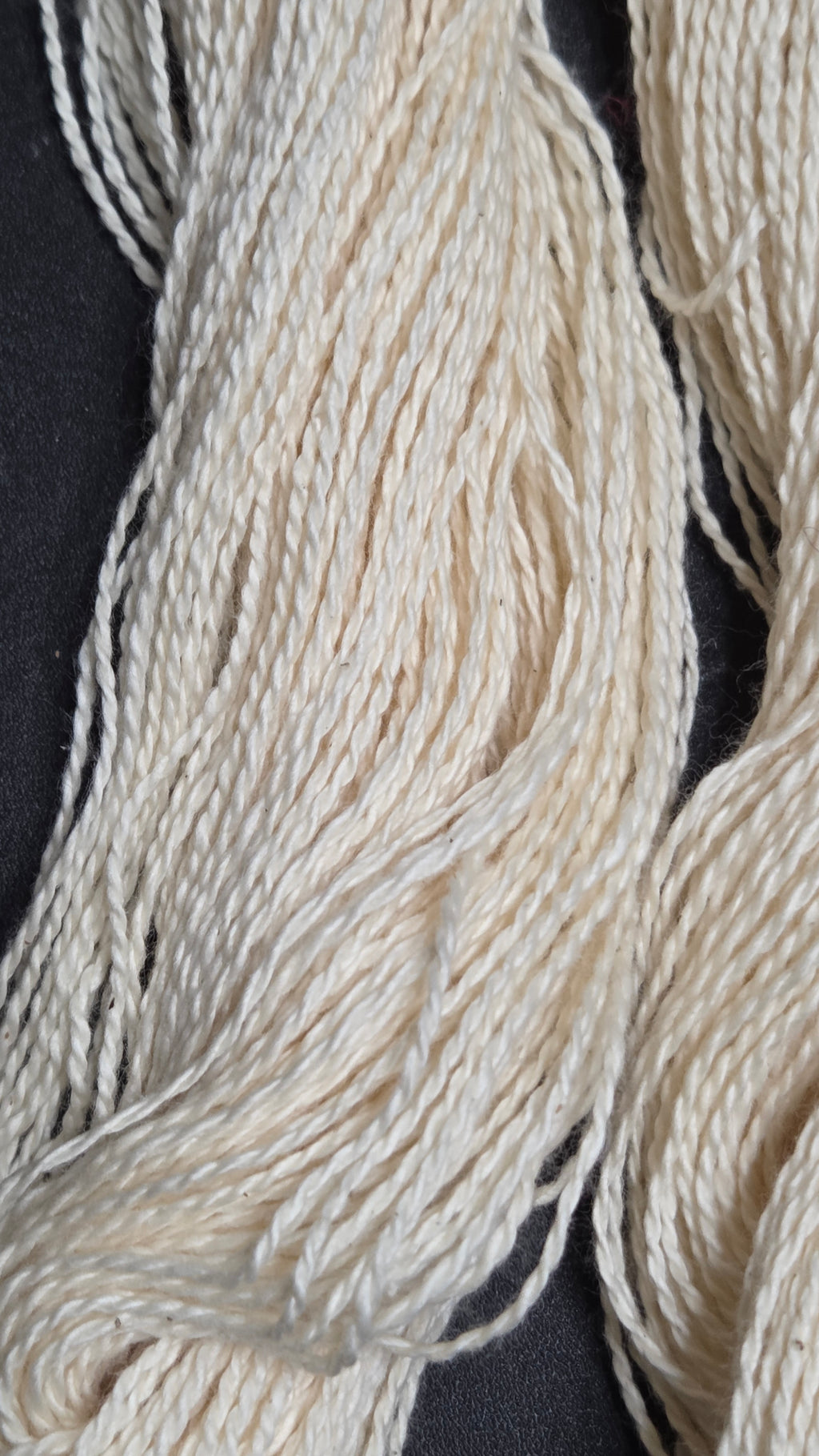 Organic Cotton Yarn. USA Grown. Boutique Mill Spun. Lace Weight - 190 Yards Skein