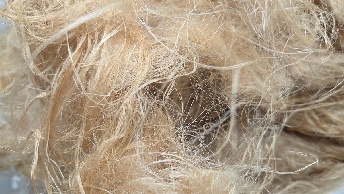 Roselle Stalk Fiber. Un-Combed. Raw Unfinished Bundle.