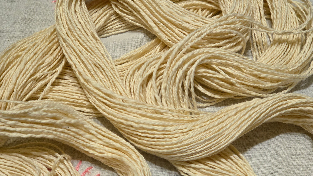 Limited Run, USA Cotton Yarn, Boutique Mill Spun. Fingering Weight - 125 Yards - 50 Grams Skein.