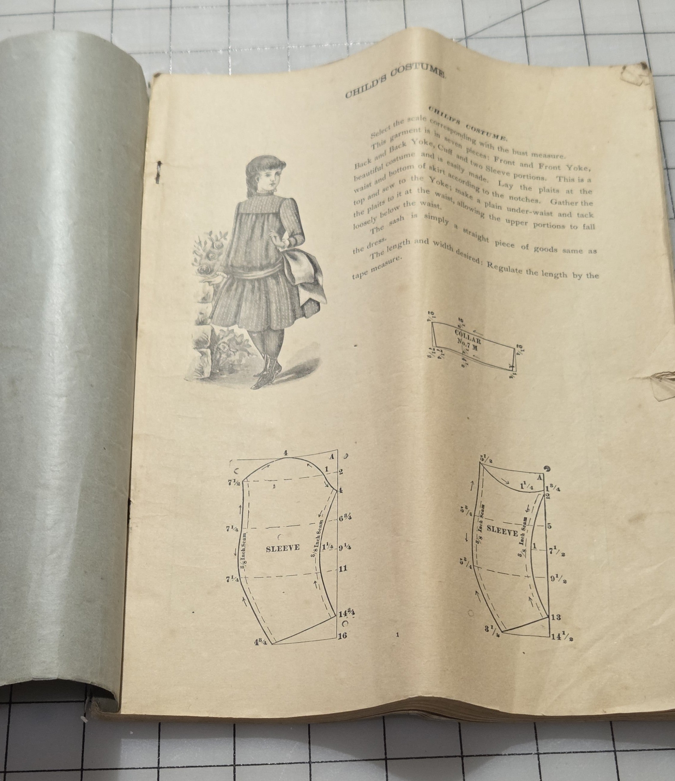 National Garment Cutter, Book of Diagrams, 1888 Goldsberry, Doran and Nelson, Chicago.