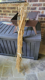 Hemp Stalk Bundle. Un-Retted. Cut Green and Dried. USA Grown.
