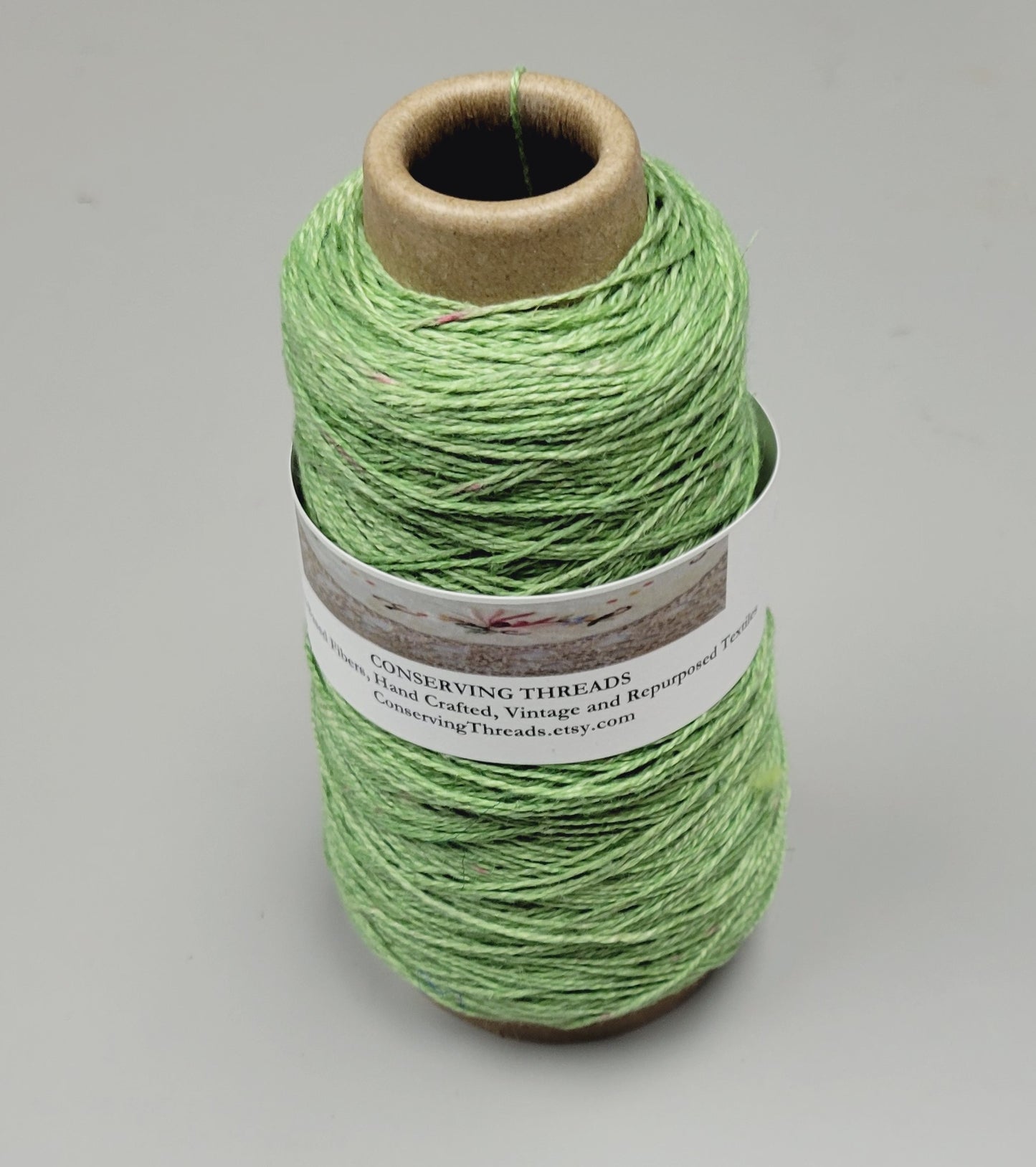 Linen Yarn, Small Batch Studio Dyed. Machine Spun 10/2 on Cone
