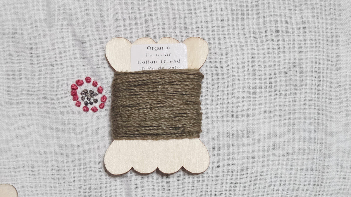 Cotton Thread Organic Natural Color Yarn