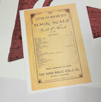 Will C. Rood Advance Studies in Dressmakers' Magic Scale 1890s - Paper Rulers and Booklets Reprint Set