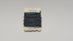 Hemp Yarn, 10 Yards, Dark Gray / Black Dyed. Hand-Spun Thread