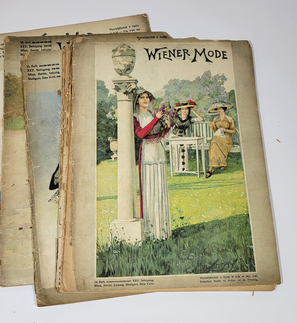 Lot 7 Weiner Mode Catalog German New York Fashion 1912 Edition