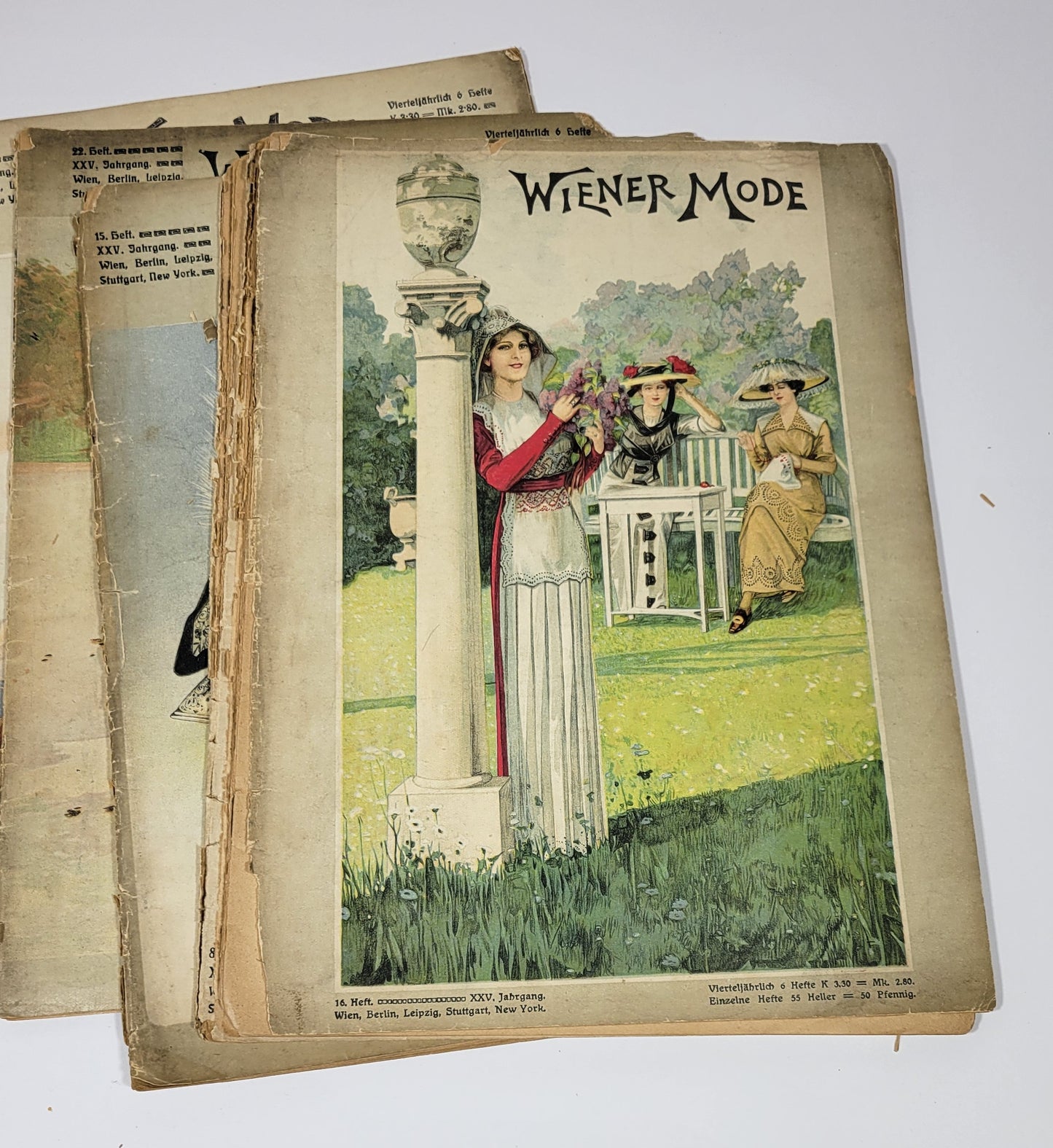 Lot 7 Weiner Mode Catalog German New York Fashion 1912 Edition