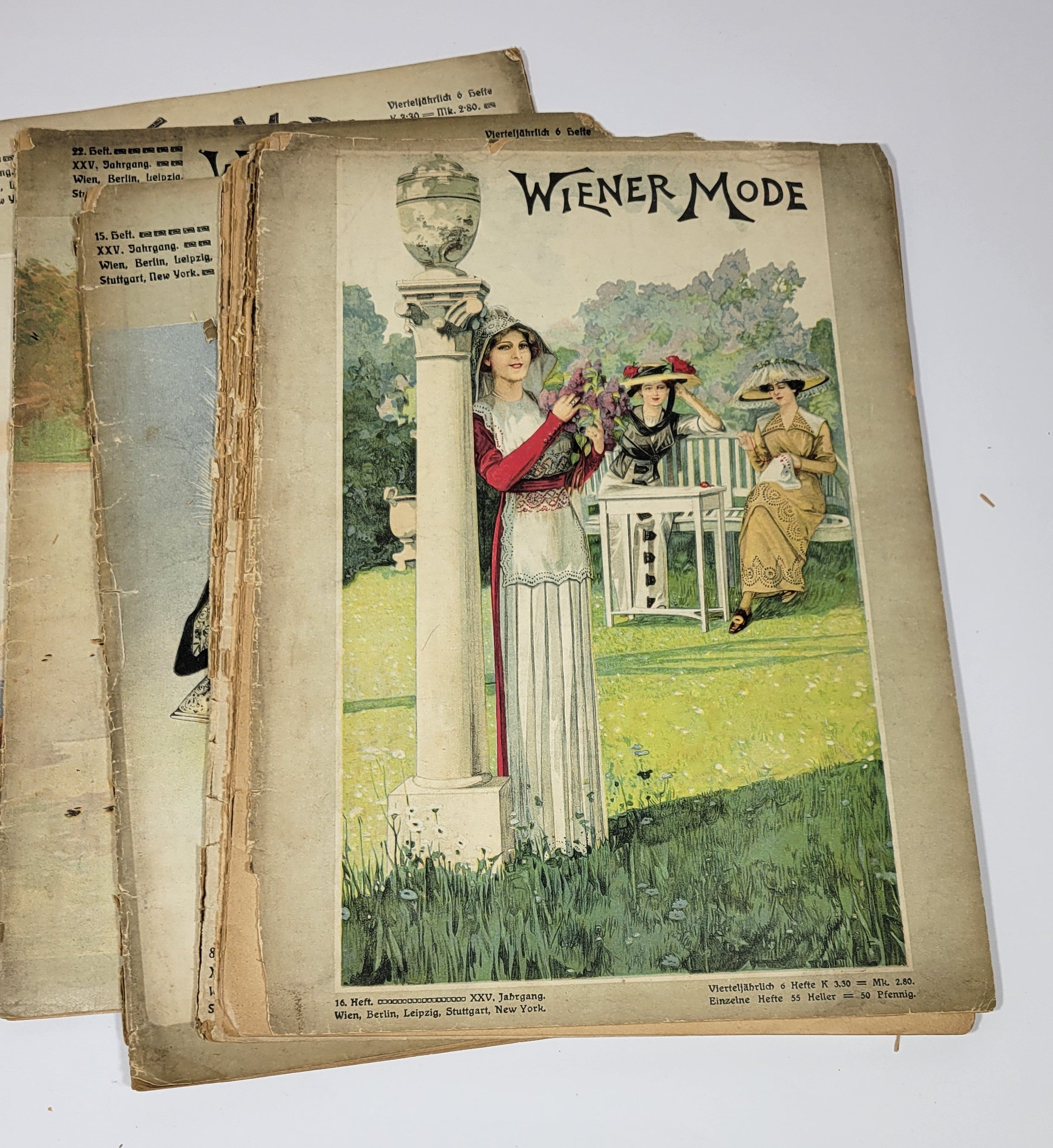 Lot 7 Weiner Mode Catalog German New York Fashion 1912 Edition