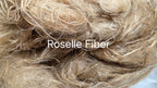Roselle Stalk Fiber. Un-Combed. Raw Unfinished Bundle.