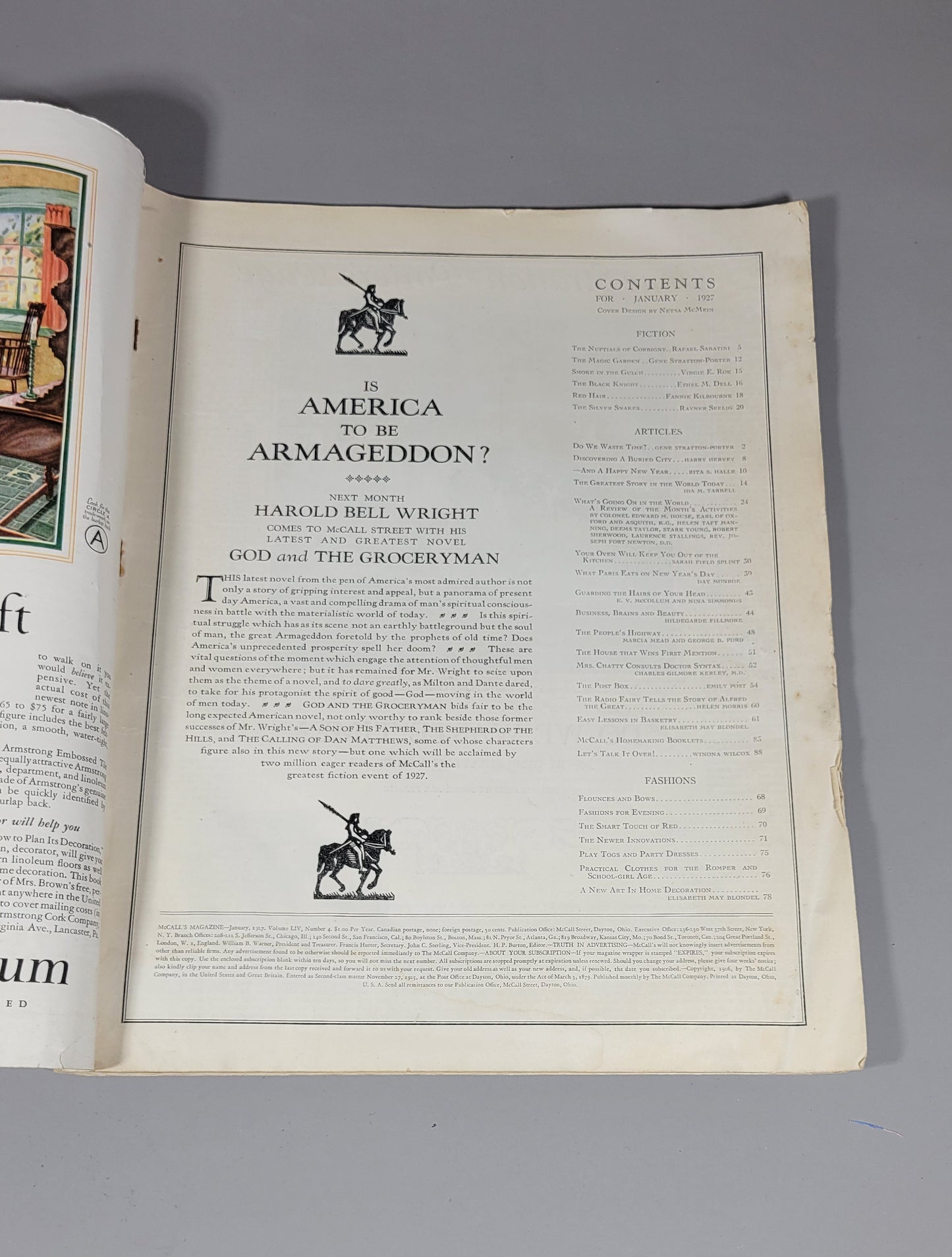 McCall's Magazine January 1927