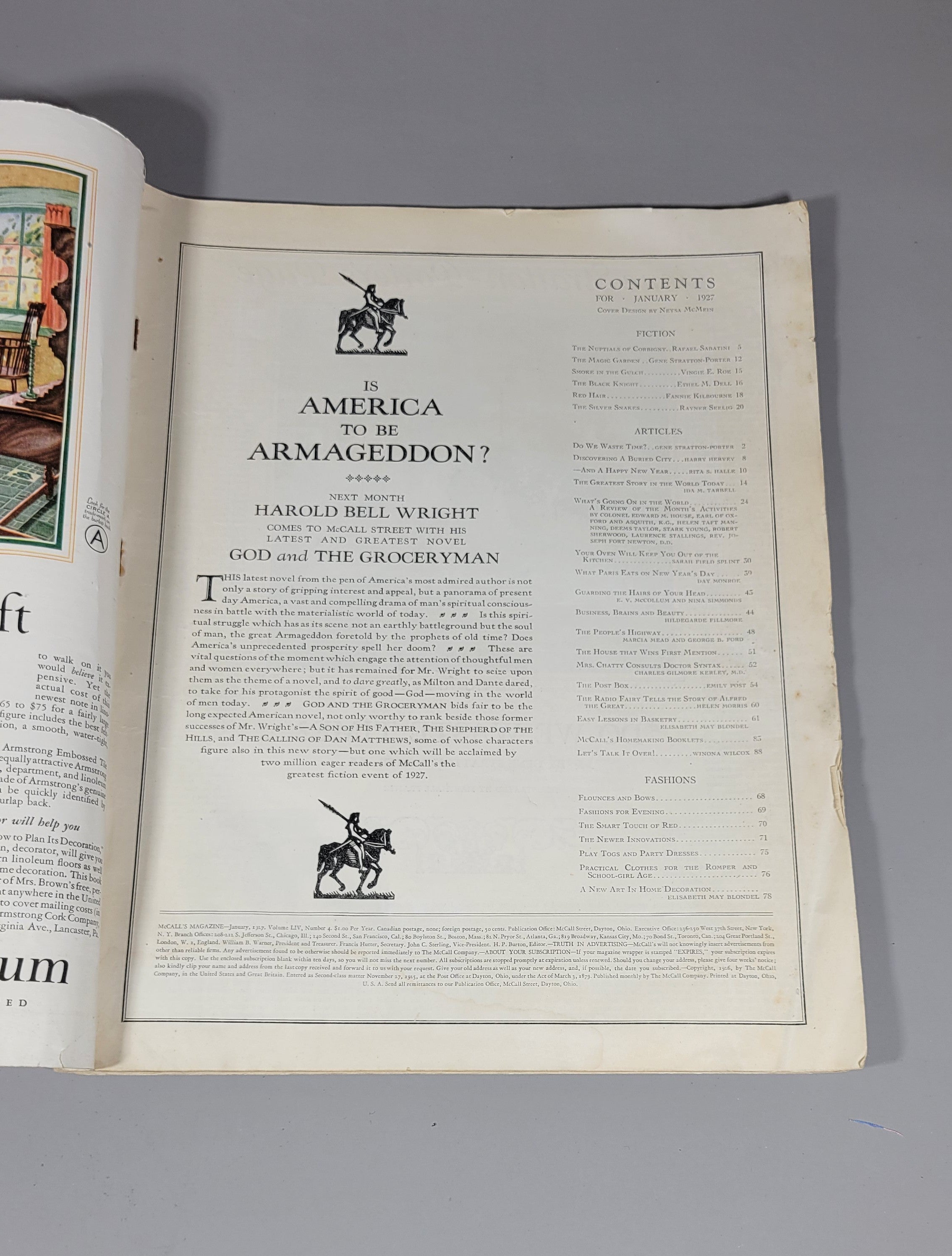 McCall's Magazine January 1927
