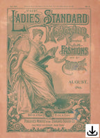 Ladies Standard Magazine, 1895 August, Vol 13 No 6. E-book DOWNLOAD.📥