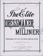 The Elite Dressmaker and Milliner, 1877 July, Vol 1 No 12, E-book INSTANT DOWNLOAD.📥