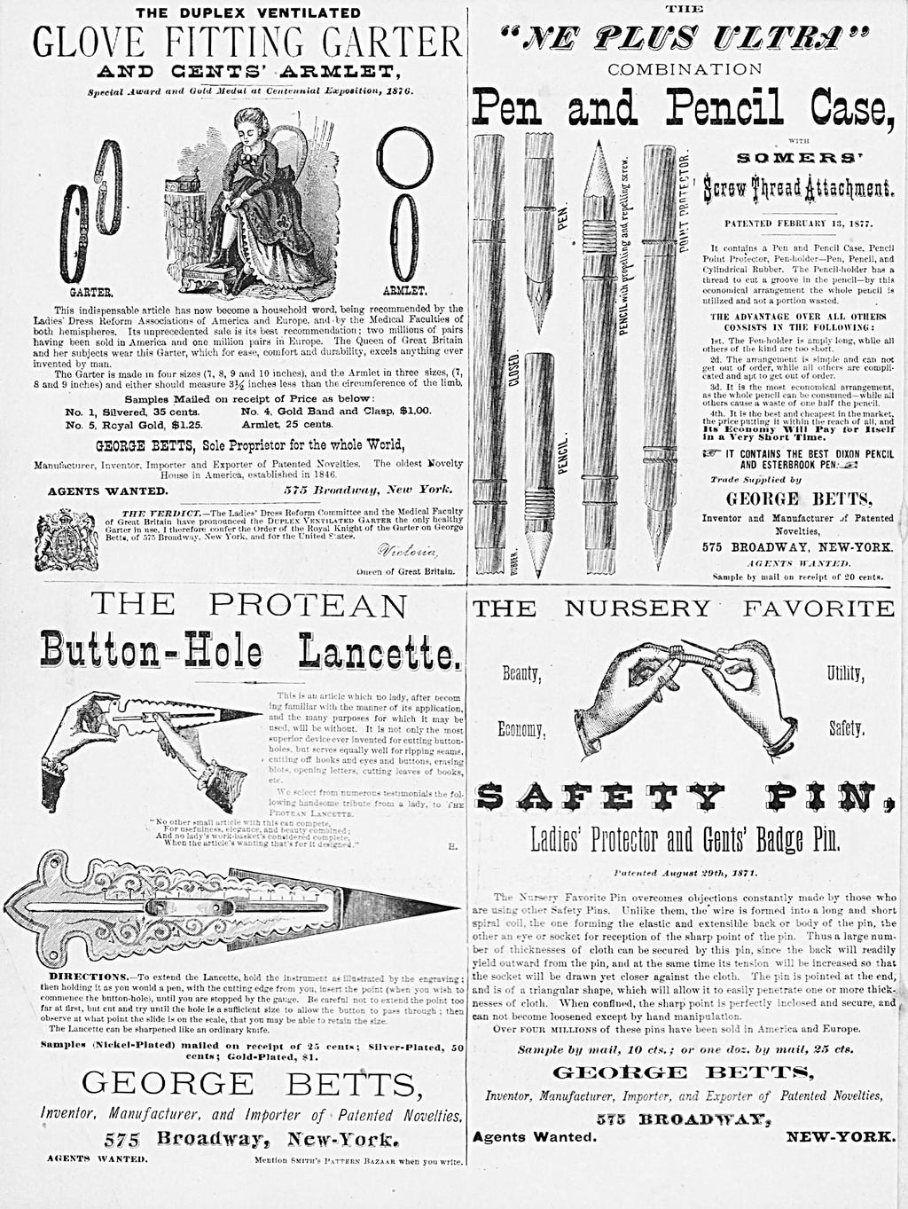 The Elite Dressmaker and Milliner, March 1877, Vol 1 No 8. E-book INSTANT DOWNLOAD.📥